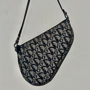 Dior Trotter Monogram Mini Saddle Bag